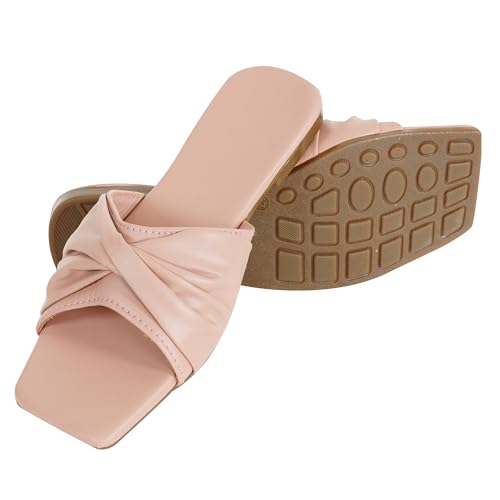 Image of Women's Casual Flip Flops | Daily Wear Comfortable Slippers | Kolhapuri Style Flat Sandals for Girls & Women
