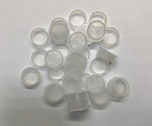 Image of Protection Force Plug for 11 /16 inch-18mm Hole (Pack of 25) 3 /4-16 UNF M20 Thread Nut Cover Seal LDPE Plastic Mount