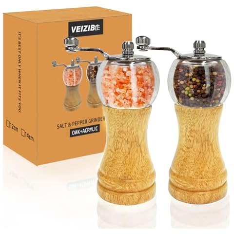 VEIZIBEE Hand Shake Pepper Grinder Set Cover