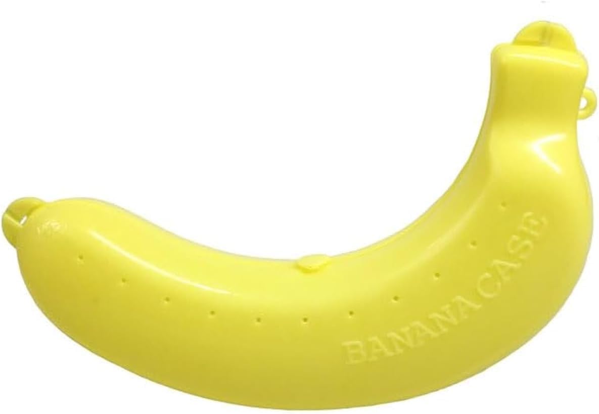 Cldaisy Yellow Banana Storage Bpa-Free Outdoor Travel Case, Food Containers,Keep Fresh Banana Keeper And Protector, Cute Banana Carrier Storage Box For Picnic Camping