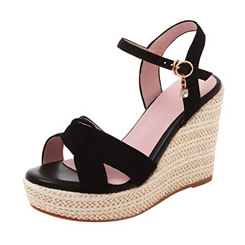 Chaussures Pied Extra Large pour Femme - Sandales Romaines Confortables à Semelle Épaisse 41