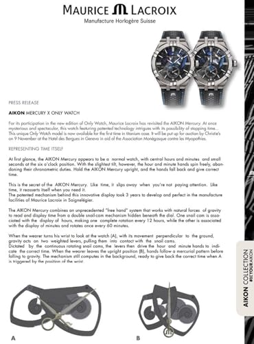 Maurice Lacroix Aikon Mercury Package Includes Strap - Black Calf Leather3