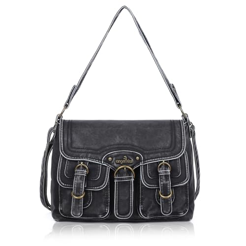 Image of Angel Kiss Purses and Handbags for Women,Vegan Leather Hobo Purses Crossbody Hobo Bag Tote Satchel Handbags