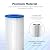 20 Micron Pleated Polyester Sediment Water Filter & 5 Micron CTO Carbon Block Water Filter 10"x2.5", Whole House Pre-Filter Universal Replacement Filter