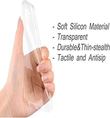 Image of COVERBLACK Rubber Silicone Back Cover for Mi Redmi 8 - Transparent