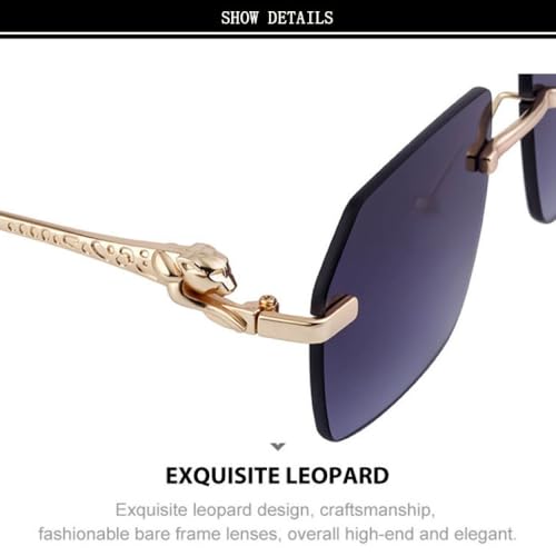 Lunettes de soleil sans monture LVTFCO légères pour éliminer la pression du nez