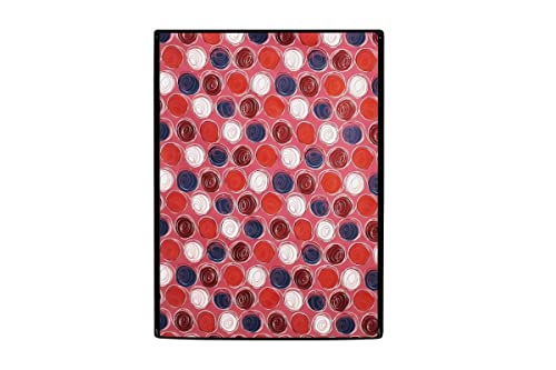 Image of Stylista Washing Machine Cover Compatible for Bosch 8 kg Front Load WAT24463IN Abstract Pattern Pink