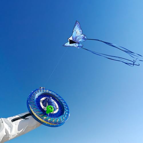 10.2 in Kite Reel Winder with Line, String Reel for Kids & Adults, Easy to Use String and Spool, it Comes with Durable Kite Thread and Connector (Dark Blue) by Kaiciuss - Image 4