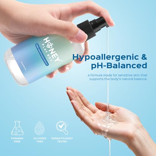 Image of HoneyPlayBox Water Based Lube Personal Lubricant for Men, Women & Couples, Anal Lube, Non-Sticky, Easy-to-Clean, Toy & Condom Compatible, 8 Fl Oz