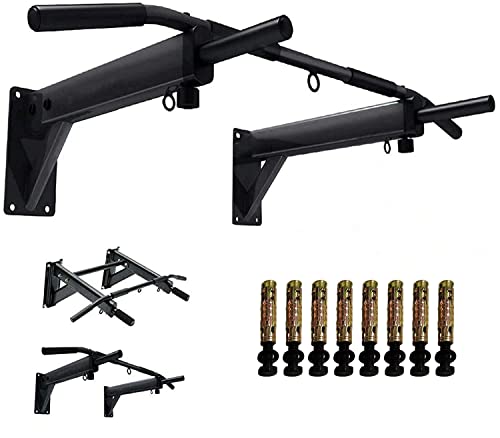 Xn8 Pull Up Bar Wall Mounted Chin Up Bar - Multi Gym Foam Padded Grip Bars, Best Gym Equipment for...