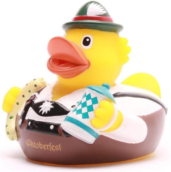 Duckshop I Badeente Oktoberfest Ente I Quietscheente I L: 8,5 cm I Geschenk Bayern I Geschenk Oktoberfest Duckshop I Badeente Oktoberfest Ente I Quietscheente I L: 8,5 cm I Geschenk Bayern I Geschenk Oktoberfest