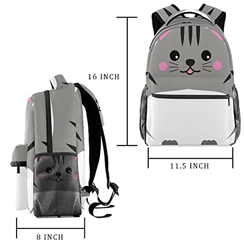 Sac à dos décontracté pour femme à motif perroquet multicolore