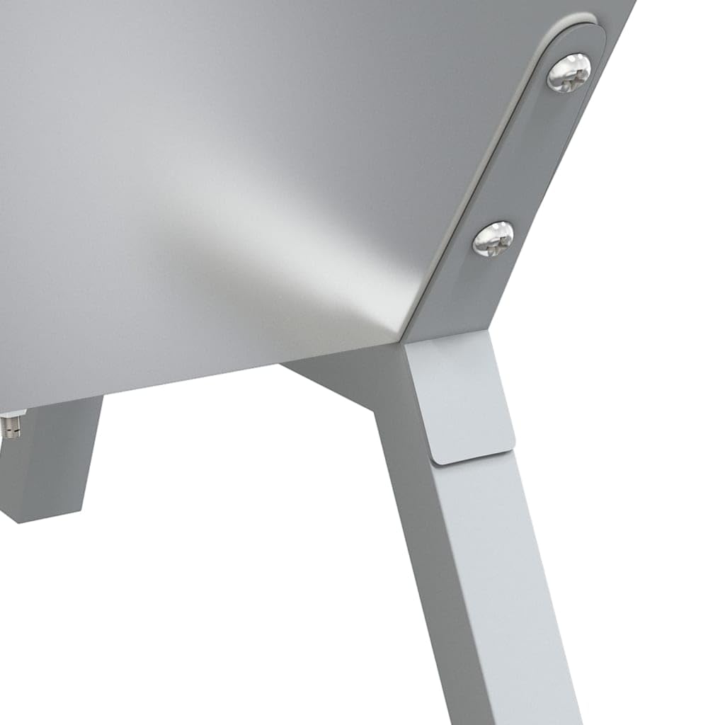 vidaXL Rotisserie Grill Automatisch, Elektrogrill mit Drehspieß Griffen, Spießgrill für Außenbereich, Outdoor Grill Holzkohlengrill, Edelstahl