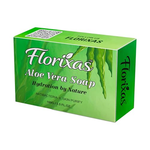 Image of Aloe Vera Soap 100g Pack of 2 | Moisturizing Herbal Bath Bar Dry Skin Hydration Gentle Cleansing Soft Smooth Nourished Unisex