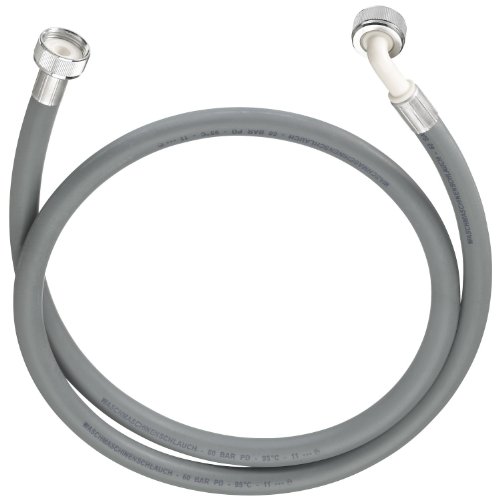 HAAS Gummi-Zulaufschlauch für Wasch- und Spülmaschinen, 2,5 m, 3/8',...