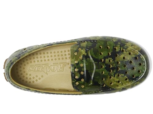 Image of Floafers Unisex Prodigy Driver Print (Big Kid), Camo Quilt /Gum, 4 Medium