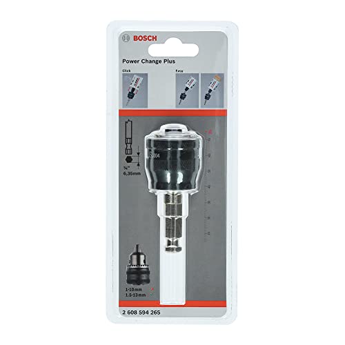 Bosch Professional 1X Power Change Plus Adapter (Bussola Esagonale Da 7/16“, Ø 11 Mm, Accessorio Per Sega A Tazza)