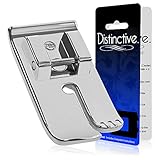 Distinctive Straight Stitch Sewing Machine Presser Foot - Fits All Low Shank Snap-On Singer*, Brother, Babylock, Viking (Husky Series), Janome, Kenmore, Juki, Bernina (Bernette Series), Elna and More!