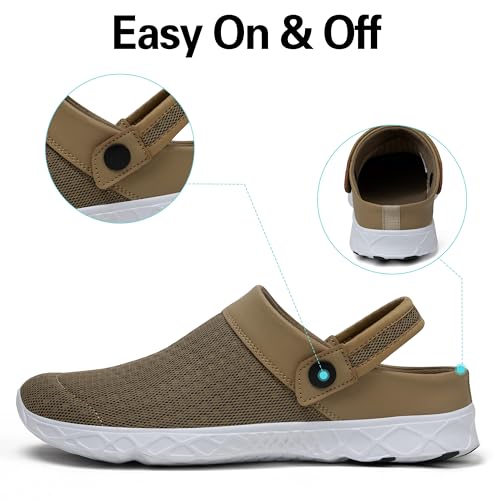 Zuecos de verano unisex respirables y ligeros con puntera cerrada 7