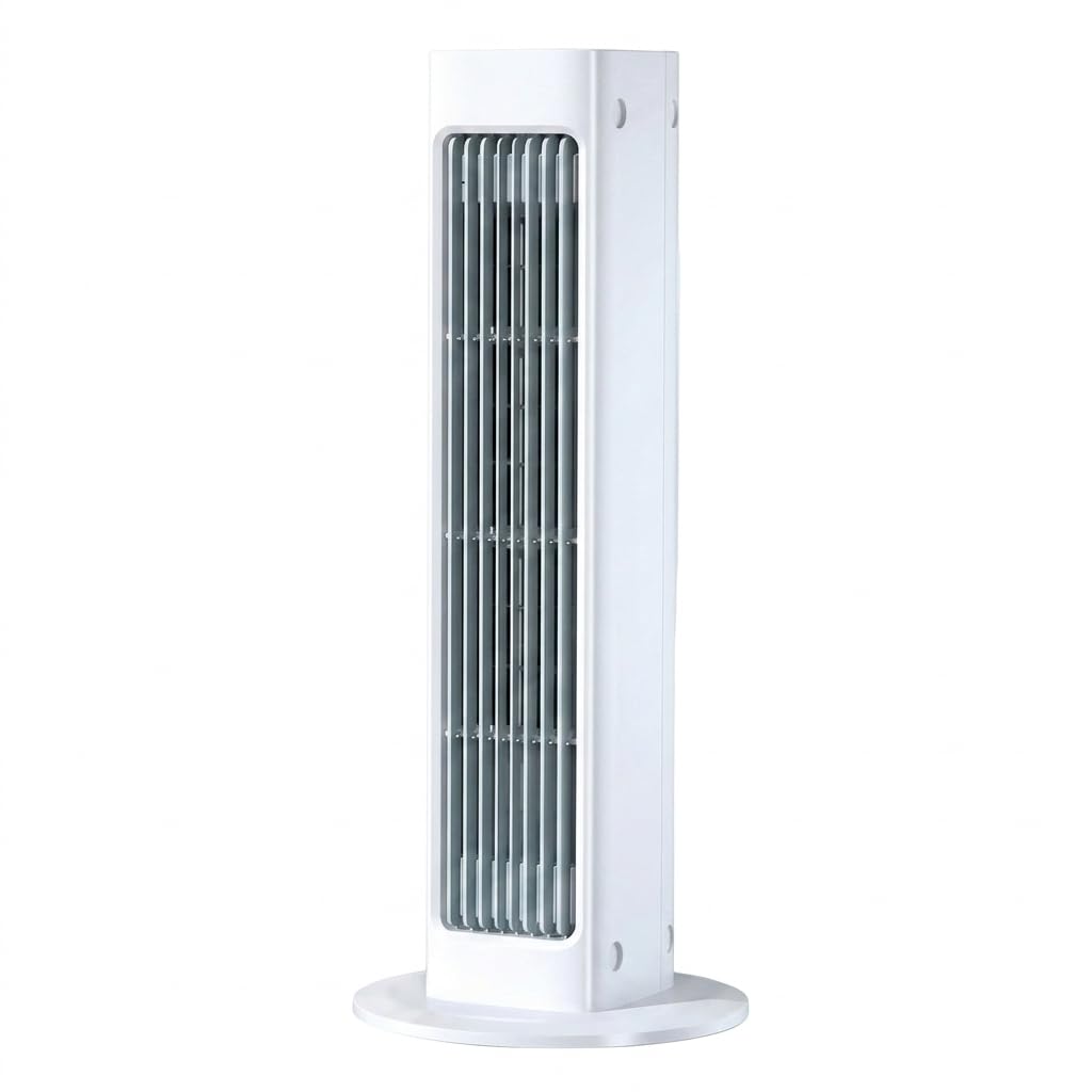 BreezaMax Aire Acondicionado Personal Portátil y Súper Silencioso, Enfriador de Aire Eficaz para Casa y Exterior: Ideal para Habitación, Cocina, Camping y Tienda de Campaña, Incluye Mando y Batería