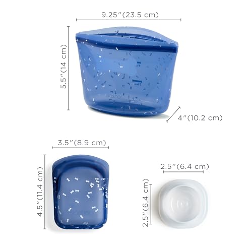 Stasher Dog Reusable Silicone Food Storage Essentials, 5 Piece Starter Kit by Stasher - Image 6