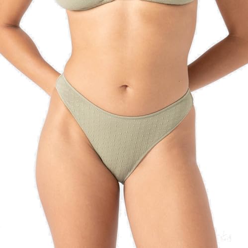 Roxy Women's Scoop Cheeky Bikini Bottoms, Emerald, X-Large