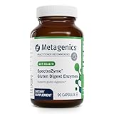 Metagenics SpectraZyme Gluten Digest Enzymes - Helps Break Down Gluten Proteins* - Supports Gut Health, Bloating & Gas Relief* - Non-GMO, Gluten-Free & Vegetarian - 40 Capsules