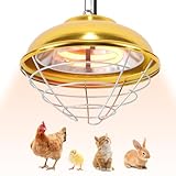 Roodike Hanging Chicken Coop Heater, 300W 2 Heating Levels Premium Waterproof Heaters for Chicks Brooder Pen, Duck, Pet House, Poultry, Greenhouse Plant