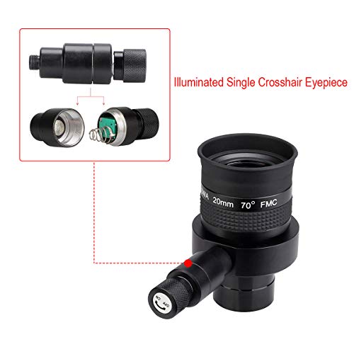 SVBONY SV152 Reticle Eyepiece 1.25 Inch Crosshair Eyepiece 20mm