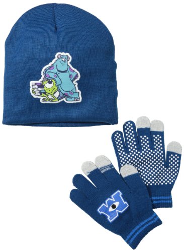Image of Disney Little Boys' Monsters University Reversible Beanie And Glove Set