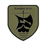 Copytec Patch/Aufnäher - FmBtl 610 Fernmeldebataillon Fernmelde Bataillon Prenzlau Bundeswehr Bund Bw #13299