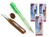 portaminas pilot super grip 0.5 22 gramos Pilot B185NS - Portaminas retráctil + 12 minas