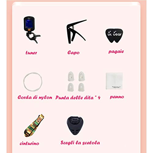 Ukulele Ukulele Female Beginner 24 inch Star Galaxy Little Guitar Child Purple Guitar - Les Beatles, Paul McCartney, John Lennon, RIngo Starr, George Harrison Ukulele Ukulele Female Beginner 24 inch Star Galaxy Little Guitar Child Purple Guitar – Image 6