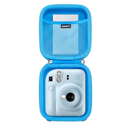 Protection Fujifilm Mini 12/11 avec ce sac de transport rigide et sa poche filet