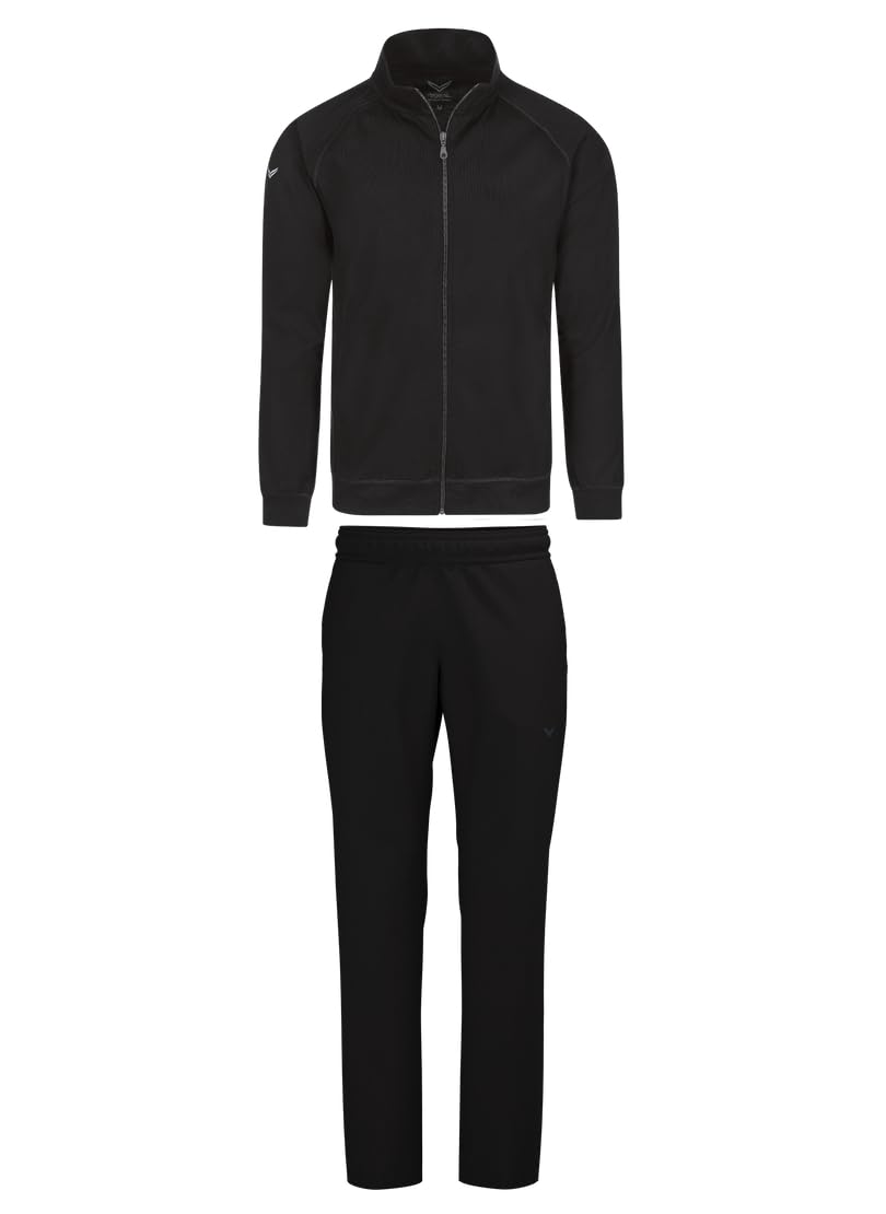 Trigema Men's 6371058 Tracksuit Not Applicable, Black (Schwarz 008), Medium