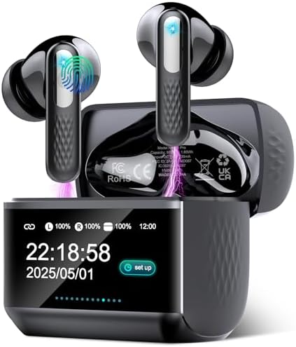 AI Translation Earbuds Real Time, 164 Languages Translator Earbud...