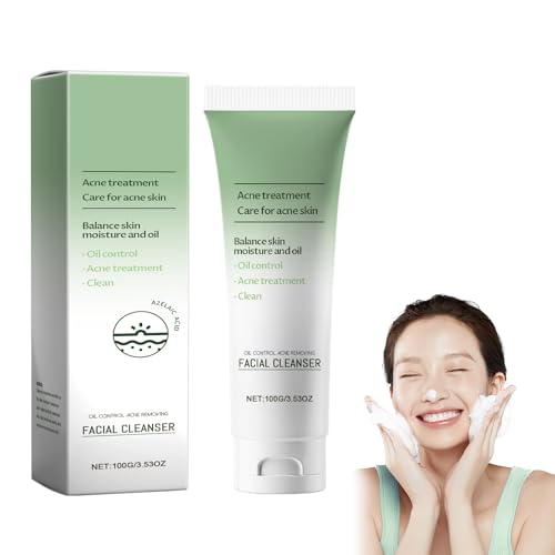 Limpiador Facial Hidratante para Piel Radiante, Cleanser, Fórmula Suave con Ingredientes Naturales, Espuma Purificante para Piel Sensible, Acción Anti-Impurezas y Unificador del Tono