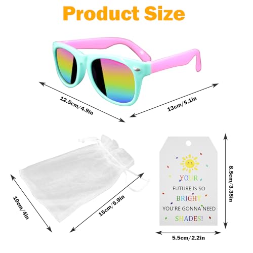 Back to School Gifts for Students 16 Set Welcome Back to School Sunglasses, Gifts for 2025 Pre K Preschool Kindergarten Kids, Future is So Bright, Classroom Exchange Prizes First Day of School Gifts2