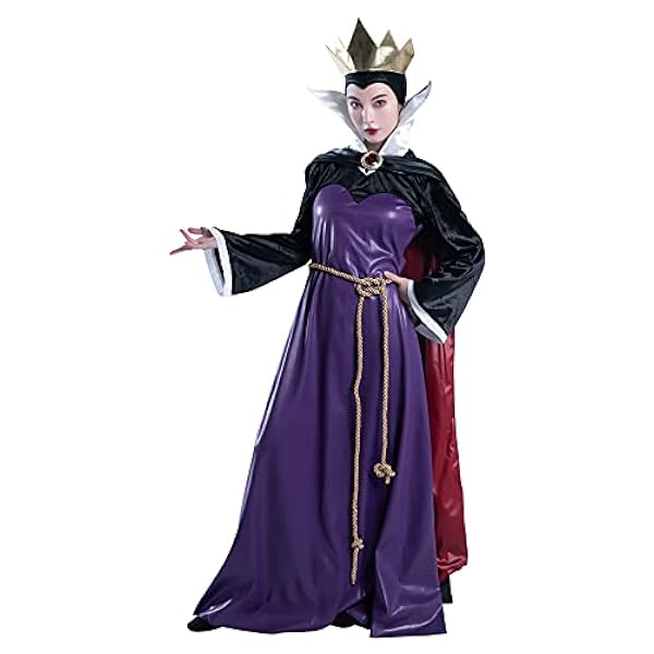 DISGUISE Deluxe Women's Evil Queen Fancy Dress Costume Small