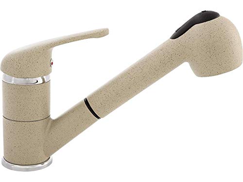 Faizee Möbel | Ausziehbare Küchenarmatur Beige | Schwenkbare...