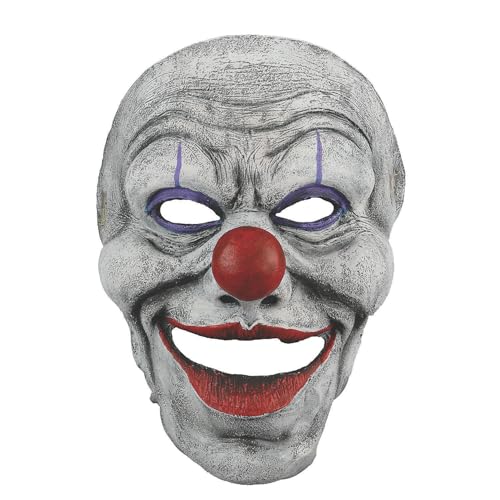 Masque de clown joyeux classique pour éviter le maquillage qui coule