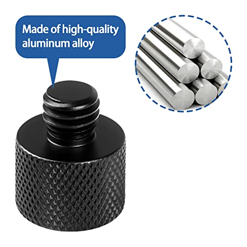Geekria for Creators Microphone Screw Adapter 3/8 Male to 5/8 Female, 1/4 Male to 5/8 Female, 5/8 Male to 3/8 Female - Image 3