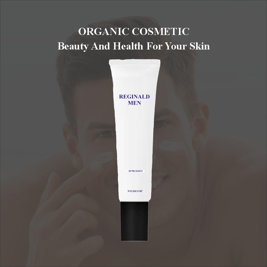 Image of Men Moisturiser sunscreen by Wildkyor, White pack of 1