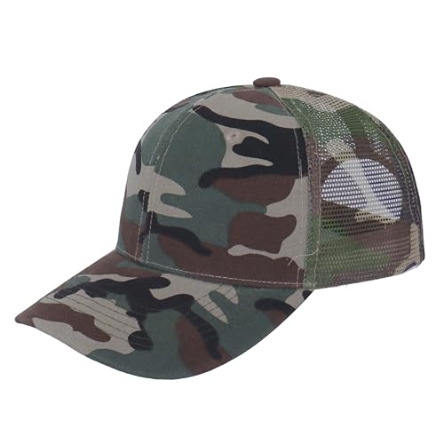 Image of ZH 12 Pack Mesh Trucker Hats, Bulk Baseball Caps for Men and Women, Trucker Cap Wholesale