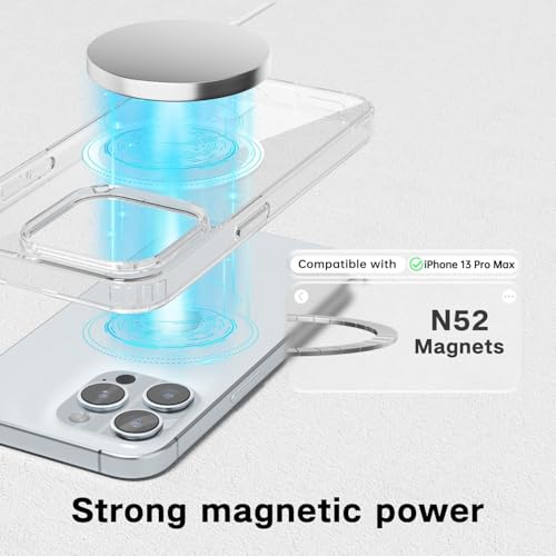 Image of Ultra-Hybrid Back Cover Case for iPhone 11 Pro Compatible with Wireless Charging | 360 Protection | Crystal Clear Hard Back Cover Case for iPhone 11 Pro (Clear Magsafe)