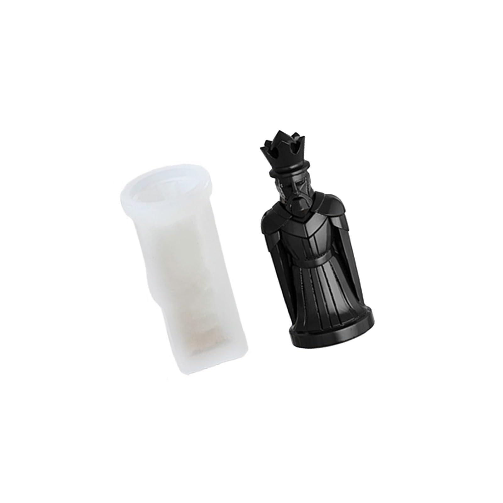 Tsophreniq Temperatures Resistant 3D Chess Piece Molds Safe for Children to Use in School Projects and Family Bonded Time Chess Design Mold