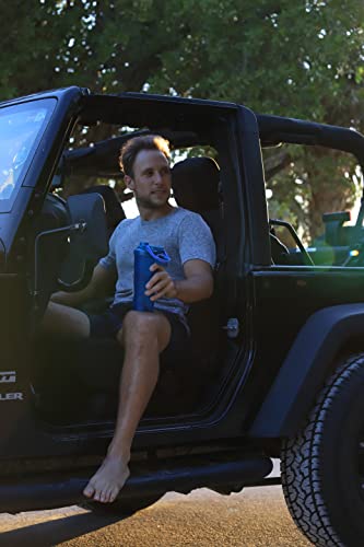 Bluepeak Protein Shaker Bottle 28 Oz With Twist Cap, Strong Loop Top, Bpa Free, Dishwasher Safe, Shaker Balls Included - On-The-Go Large Protein Shakers (3 Pack - Green, Blue, Gray) #TOP7