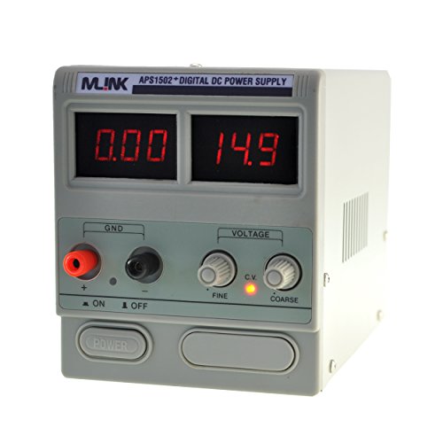 MLINK APS1502+ 15V, 2A Fuente Alimentacion regulable con display digital