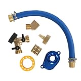 AMISENK Mantenimiento permanente del refrigerador de aceite de estrés de tres ruedas de aluminio anodizado en Stream 6.0L y VT275 Motors International VT