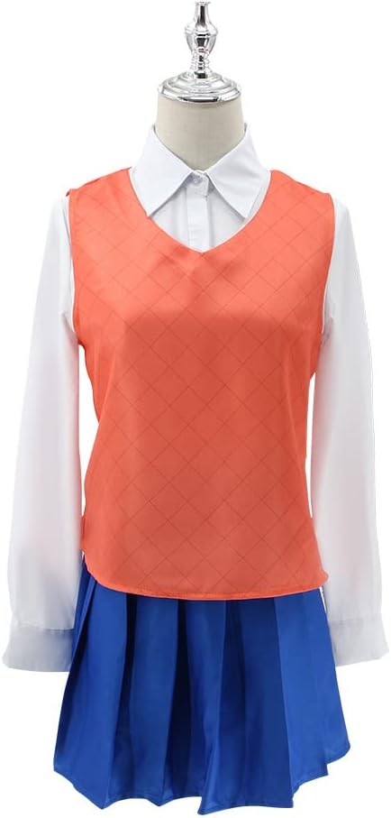 Juejuezi Doki Doki Monika Outfit Yuri Uniform Dress Sayori Cosplay Costume Women Pleated Skirt Shirt Set Halloween